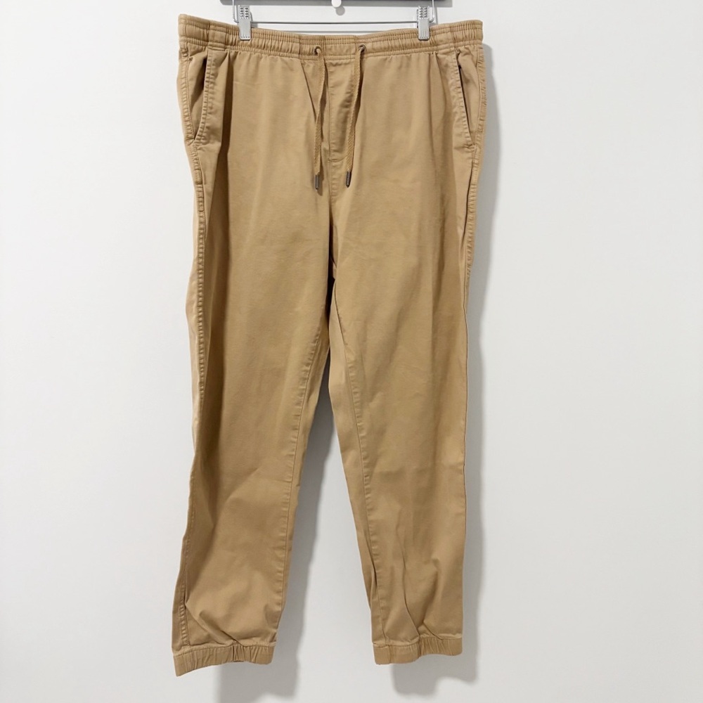 Gap Khaki Drawstring Joggers Mens Size XL‎ Pullon Normcore Classic Americana